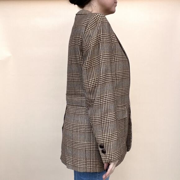 Malibu Clothes Men's Vintage Cashmere Houndstooth Sport Coat, Made In USA - Picture 9 of 12